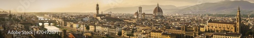 Fototapeta Magnificent panoramic view of Florence, Italy