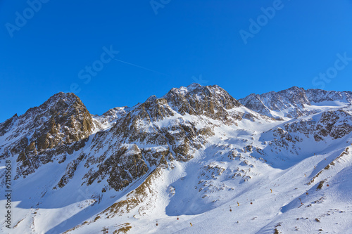 Fototapeta Mountains ski resort - Innsbruck Austria