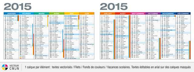 Calendriers scolaires : semaine A/B