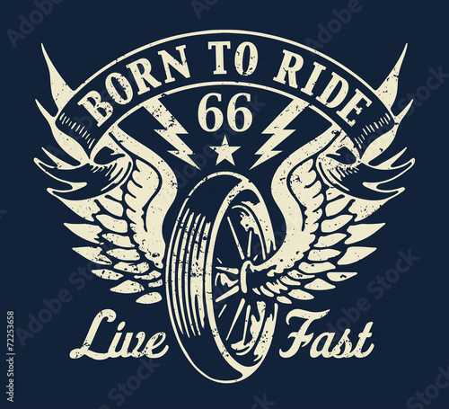 Born To Ride Motorcycle