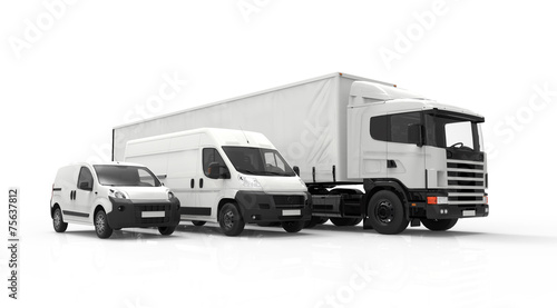 Delivery vehicles poster