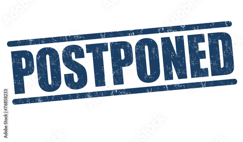 Postponed stamp