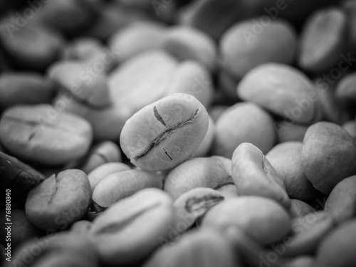  black and white coffee beans