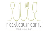 Restaurant logo poster