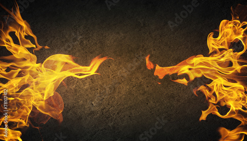 Lacobel Fire flames