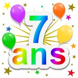  Anniversaire  2 ans  photo libre de droits sur la banque 