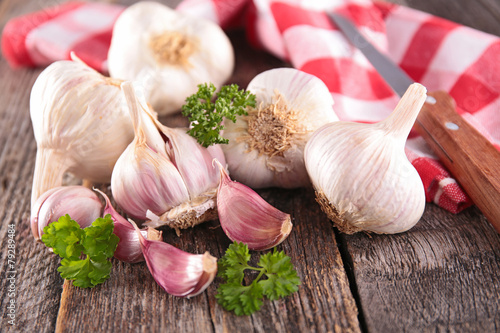Fototapeta fresh garlic
