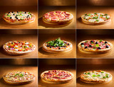pizza collage poster