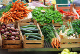 Vegetable market poster