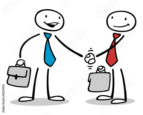 "Zwei Geschäftsleute beim Händeschütteln" Stockfotos und "Zwei Geschäftsleute beim Händeschütteln" Stockfotos und