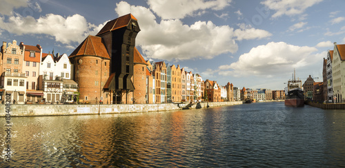 Fototapeta Cityscape of Gdansk in Poland 