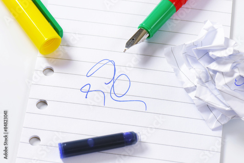 fountain pen paper fountain pen paper