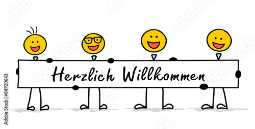 "Herzlich Willkommen" Stockfotos Und Lizenzfreie Vektoren Auf Fotolia ...