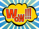 Wow Comic Speech Bubble