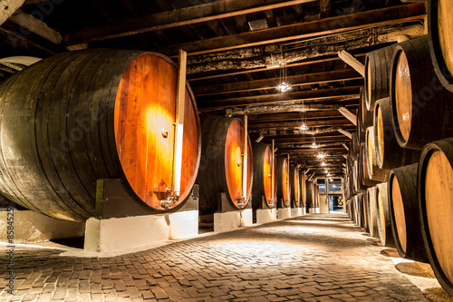 Fototapeta Barrels in Porto, Portugal