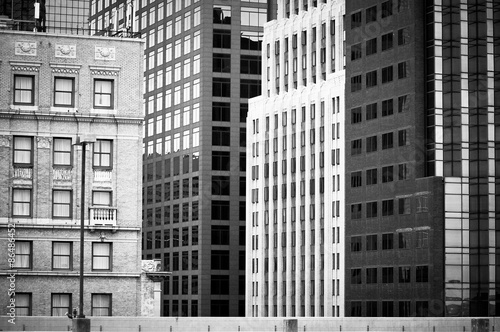 Dallas_BW_elmMainGarage Poster