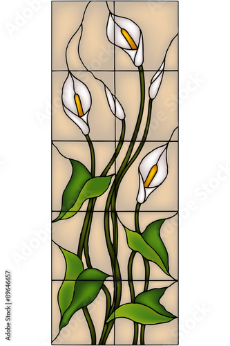 callas-ilustracja-wektorowa-w-witraz