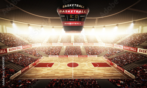 Obraz na płótnie Basketball arena