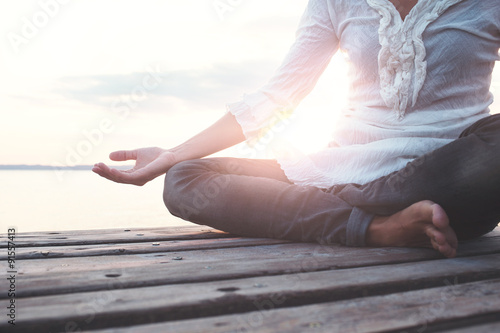 Zdjęcia deep meditation open mind