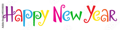 &quot;HAPPY NEW YEAR in festive handdrawn font&quot; Stock image and royalty-free vector files on Fotolia