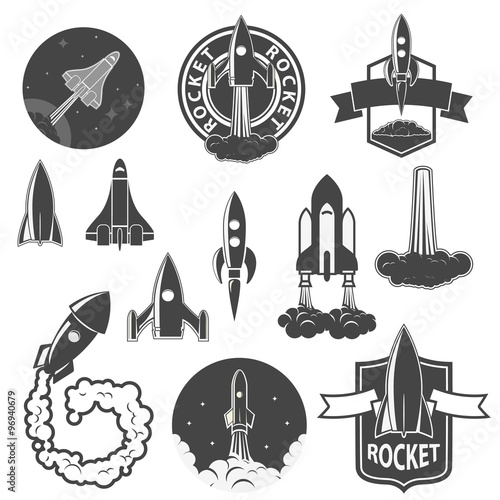 rocket labels set.