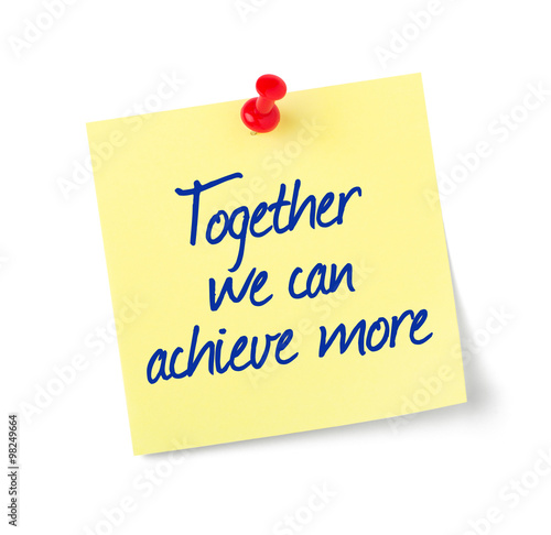 Together we will achieve picture