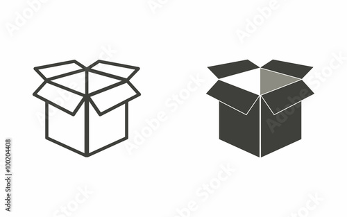 Box - vector icon.
