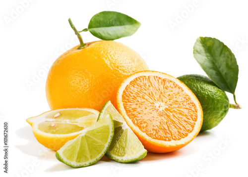 Fresh citrus fruits