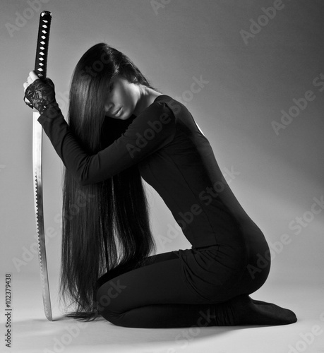 Beautiful long haired ninja girl | Buy Photos | AP Images | DetailView