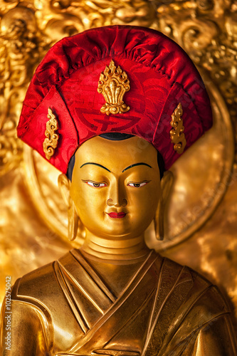 Poster Buddha-Statue in Lamayuru Kloster, Ladakh, Indien