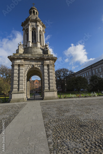 Stampa su Tela DUBLIN -JANUARY 12: Trinity College on January 12, 2015, Dublin.