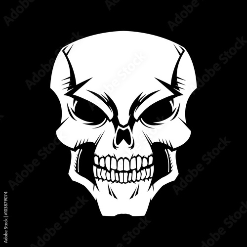 "Skull Vector Icon" Stock image and royalty-free vector files on