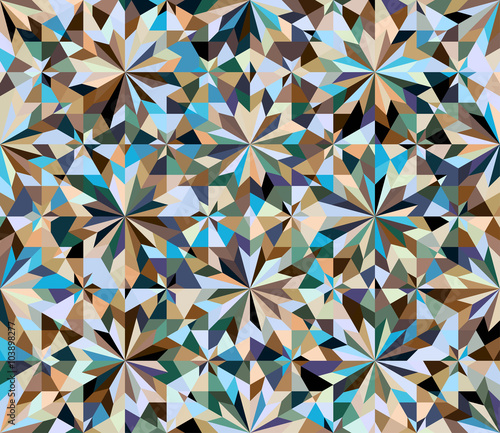 Fototapeta Mosaic Seamless Geometric Pattern