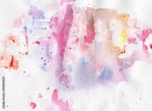 Watercolor background for your design. Painting on paper. плакат