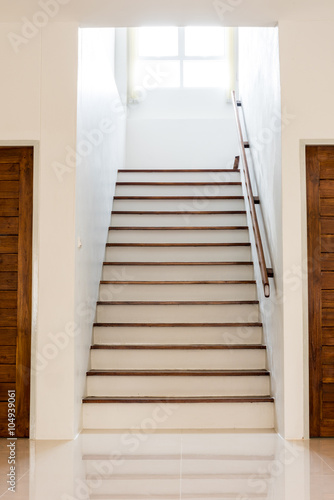  the door beside the stairs
