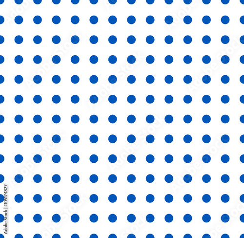 Fototapeta Polka dots pattern. Seamlessly repeatable dotted, circle backgro