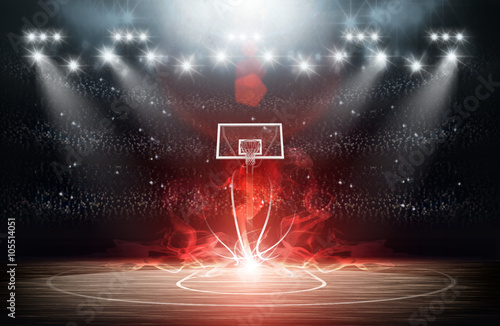 Obraz na płótnie Basketball arena