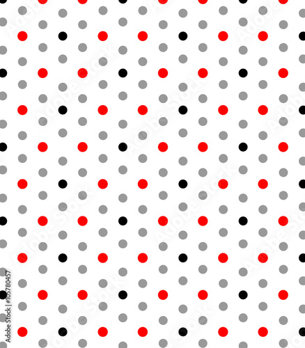 Fototapeta Vertically Black Red And Gray Dotted Pattern
