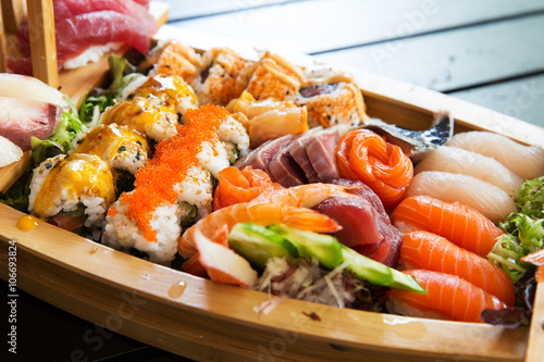 Plakát, Obraz Sushi set v restauraci