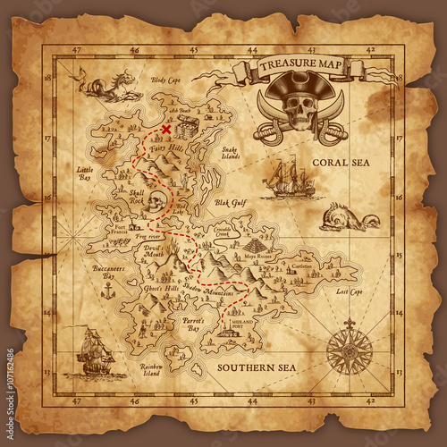 vector-pirate-treasure-map