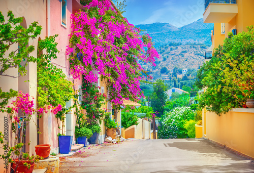 Lacobel Street in Kefalonia, Greece