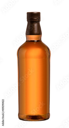 Full whiskey bottle