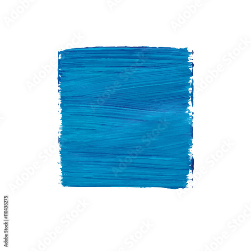 Square background smear paint.
