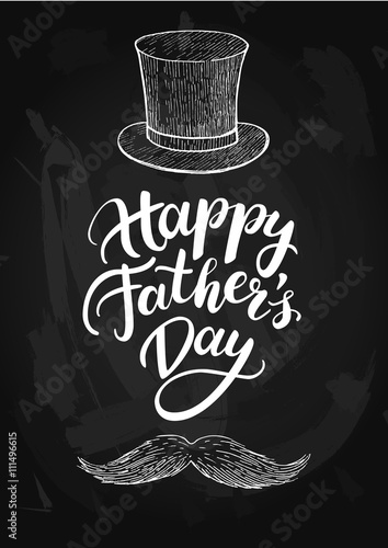karta-happy-father-39-s-day-wektor-z-odrecznym-napisem