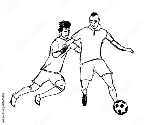 GamesAgeddon fussballspieler in aktion Lizenzfreie