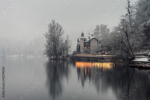 Zdjęcia Bled lake in the morning, Slovenia