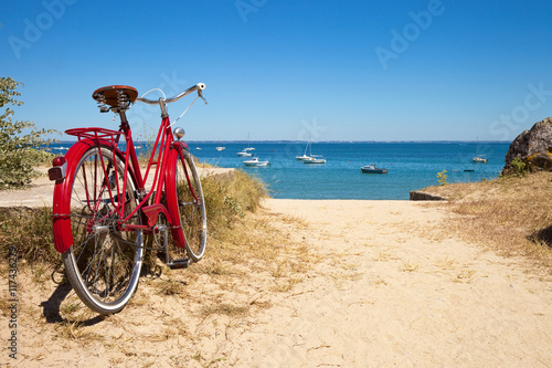Plage de Noirmoutier et ses vélos