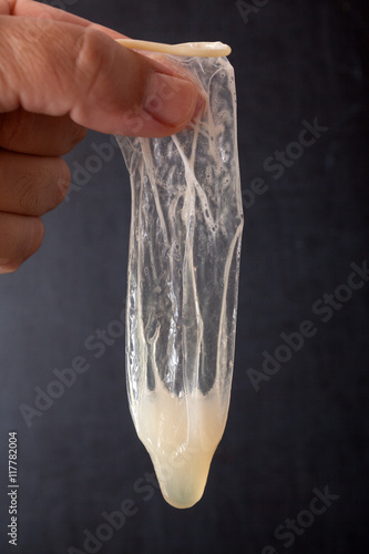 Used Condom With Sperm Buy Phot