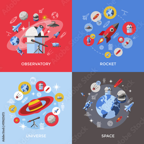 Four Space Icon Set