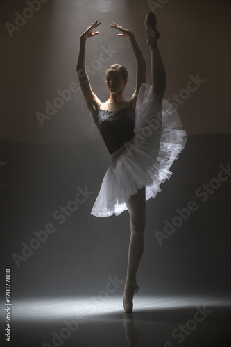 Poster Ballerina in the white tutu